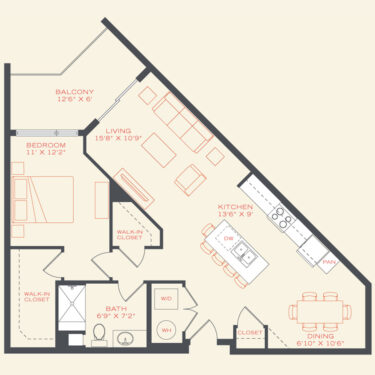 Rendering of the Starling floor plan